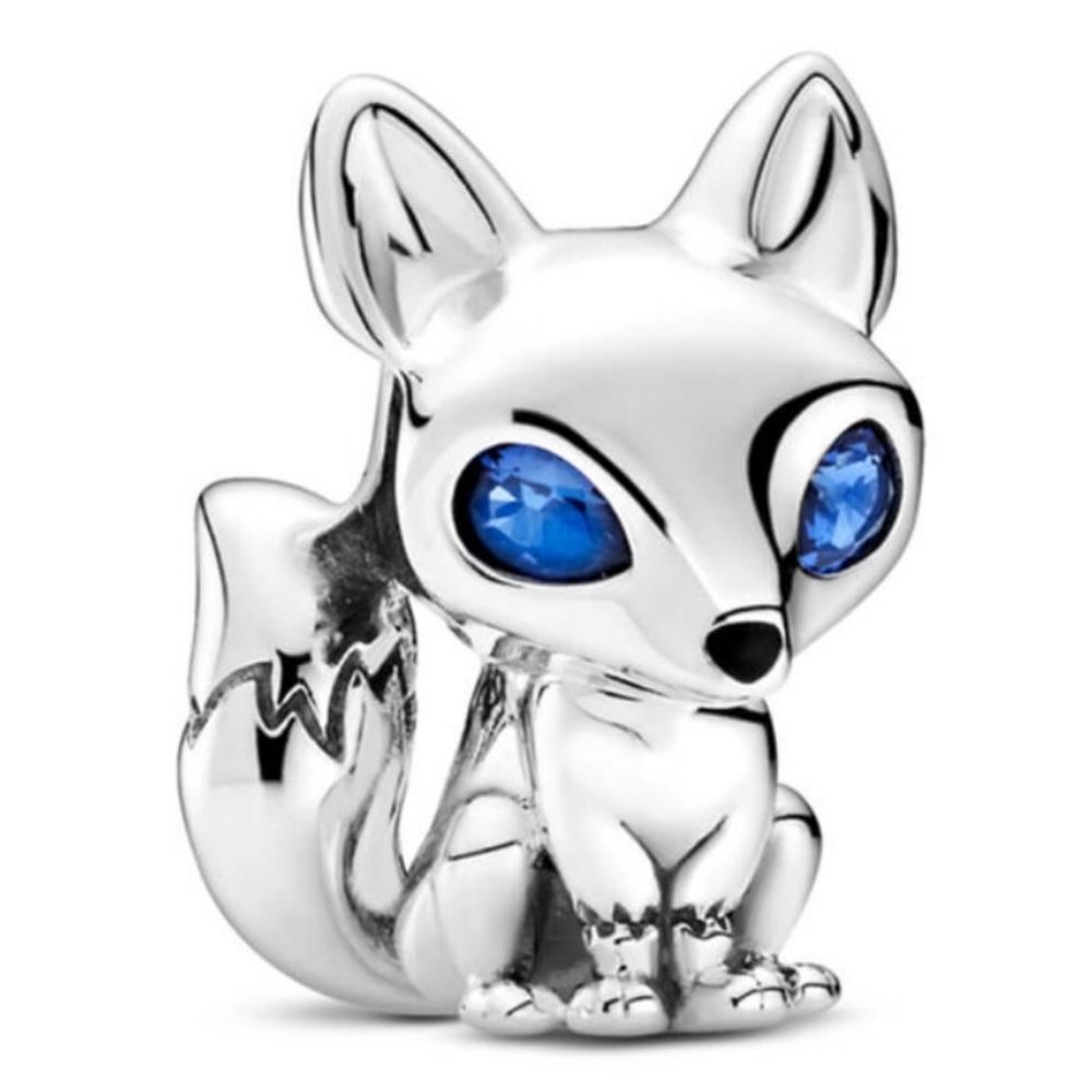 New authentic Sterling Silver Charm Fox for Pandora Moments bracelet